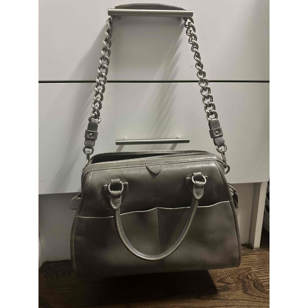 Marc Jacobs Womens Vintage Handbag Size Fair Grey Chain Strap Leather